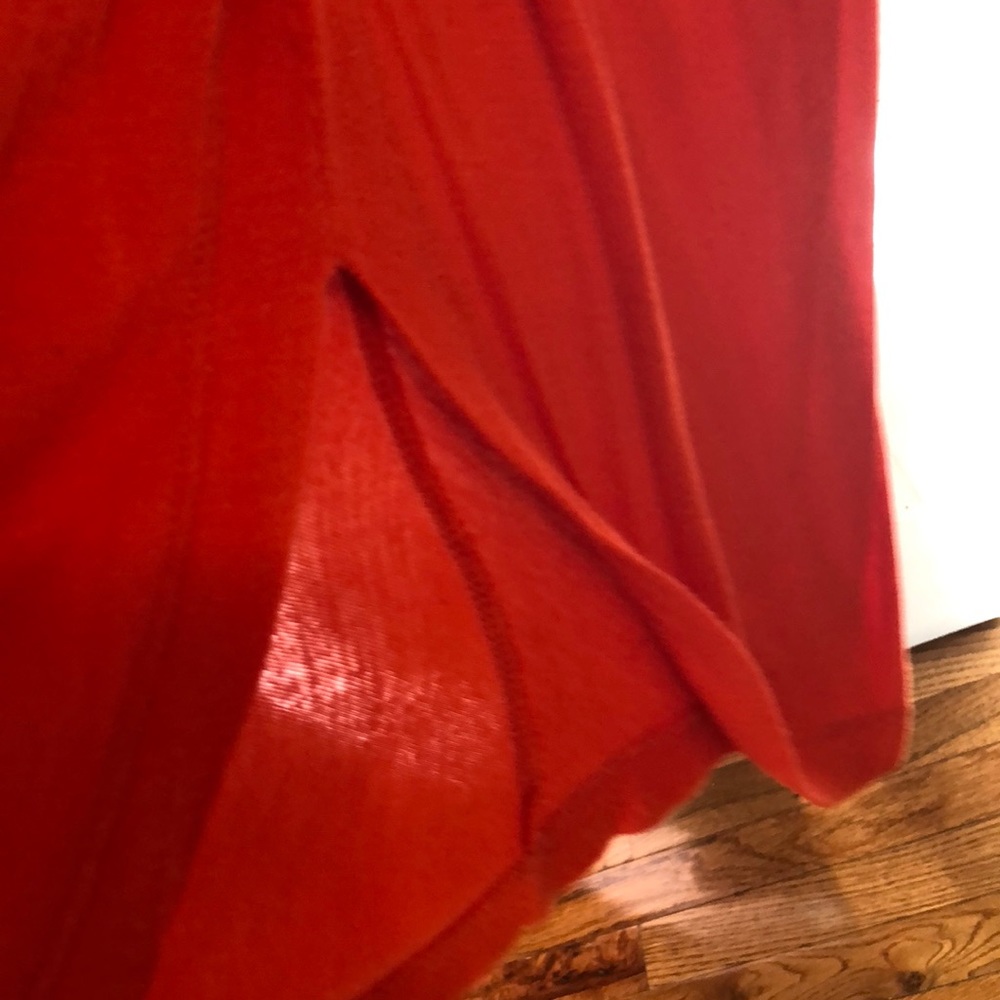 Left of Center orange top